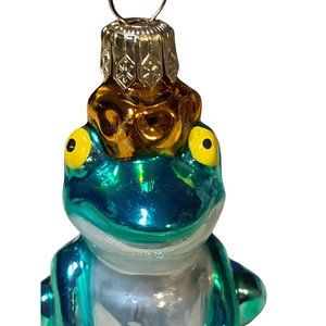 Frog Prince Ornament Made in Poland